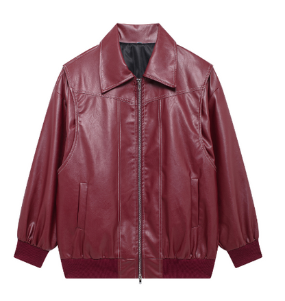 Dames Leren Bomberjack Bomberpasvorm