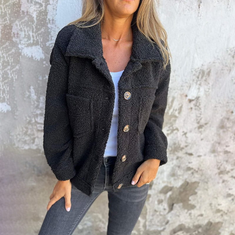 Estelle - Stijlvolle Blazer Jas Zwart