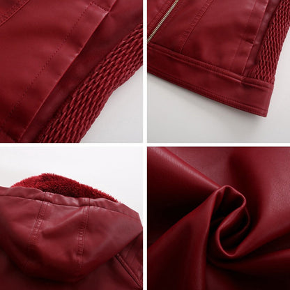 Suede Leren Jas Voor Vrouwen Zacht Leer Normale Pasvorm