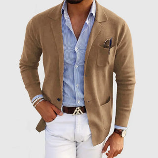 Stelvio | Stijlvolle herenblazer met casual details Beige