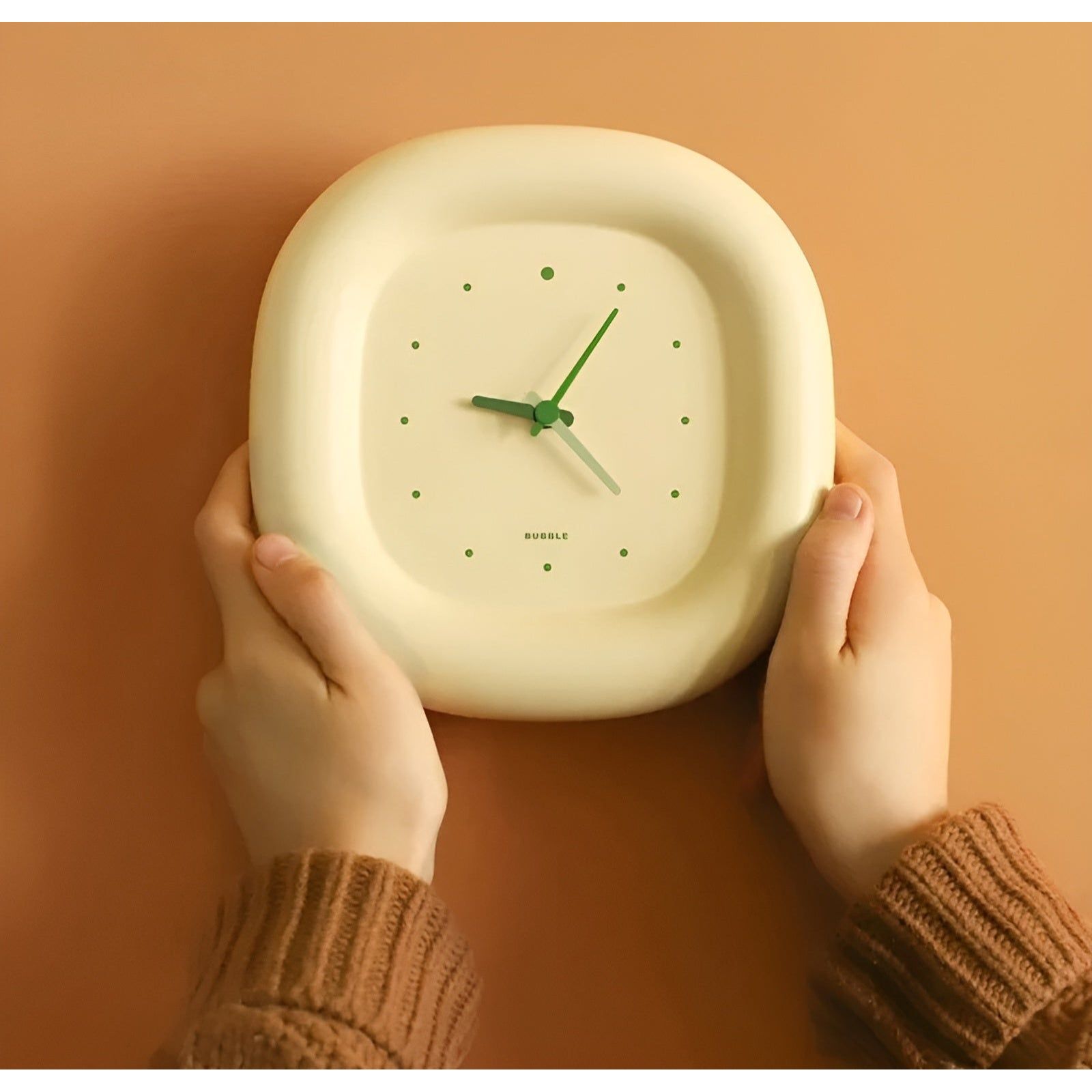 BubbleTime Klok - Multifunctionele Crème-Bubble-Klok