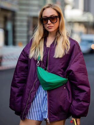 Dames Oversized Bomberjas - Zacht en warm als tussenjas