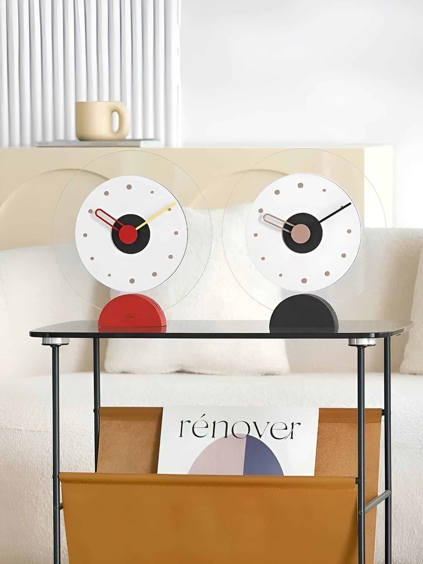 LumeEdge Klok - Minimalistische Tafelklok