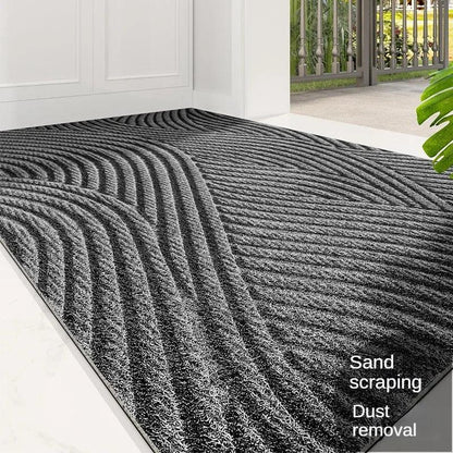 Moderne, Noordse stylish PVC voetmat │ Niet-slip vloermat voor de ingangruimte │ Zandverwijderende voetkussen