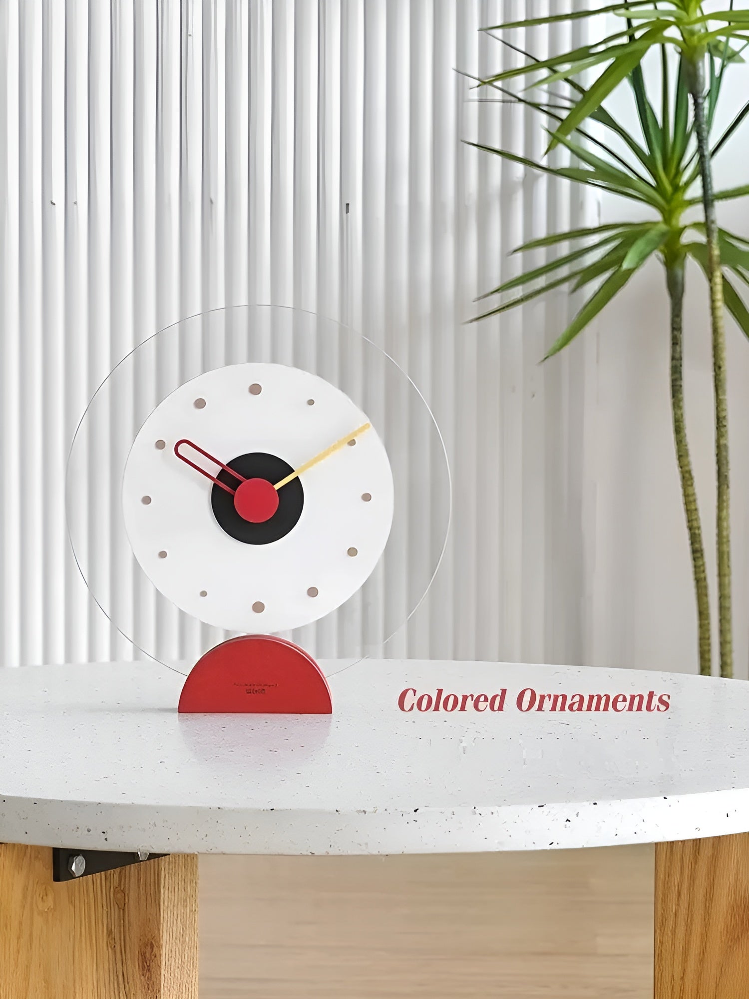 LumeEdge Klok - Minimalistische Tafelklok