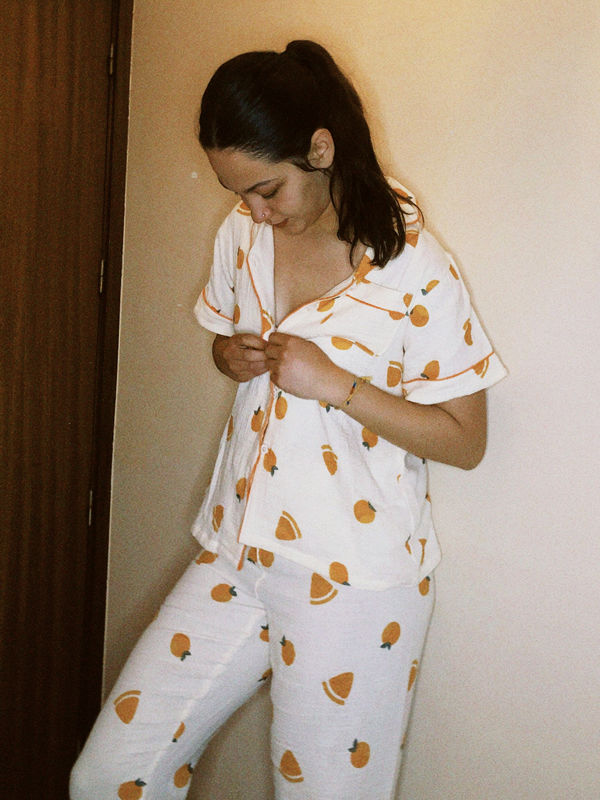 Elise Elegante Katoenen Pyjama Set Voor Comfortabele Avonden