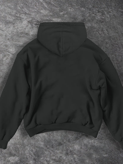 Heren Kerst Hoodie met Geometrisch Kerstman Patroon