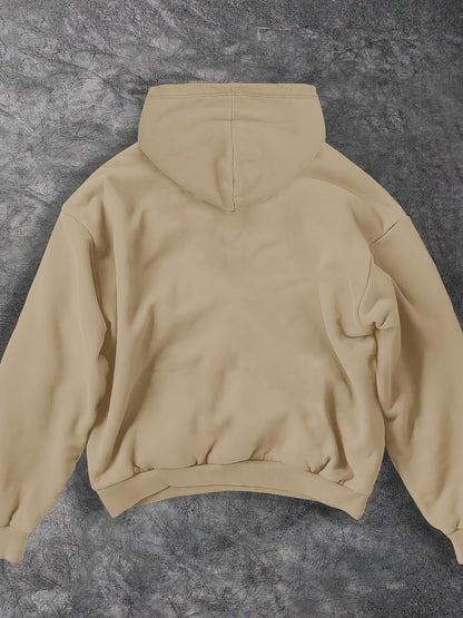 Heren Kerst Hoodie met Geometrisch Kerstman Patroon