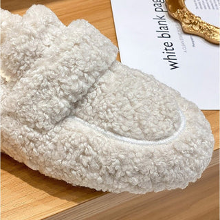 Warme Pantoffels Met Zacht Pluche En Antislipzool Voor Thuis