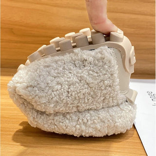Warme Pantoffels Met Zacht Pluche En Antislipzool Voor Thuis