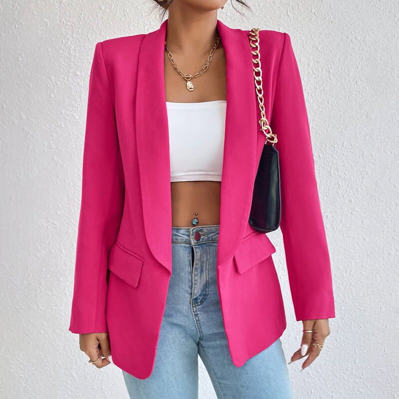 Ronja Getailleerde Blazer Roze