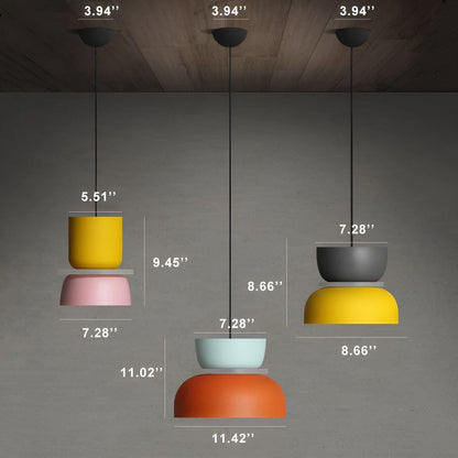 Lampara - Kleurrijke en Elegante Macaron LED Hanglamp