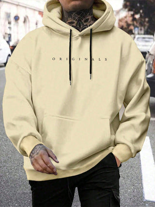 Stelvio | Heren sweatshirt met capuchon en letterprint