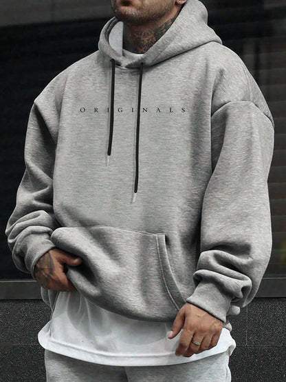 Stelvio | Heren sweatshirt met capuchon en letterprint
