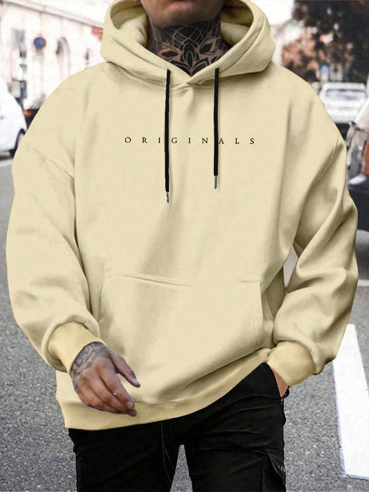 Stelvio | Heren sweatshirt met capuchon en letterprint