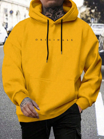 Stelvio | Heren sweatshirt met capuchon en letterprint