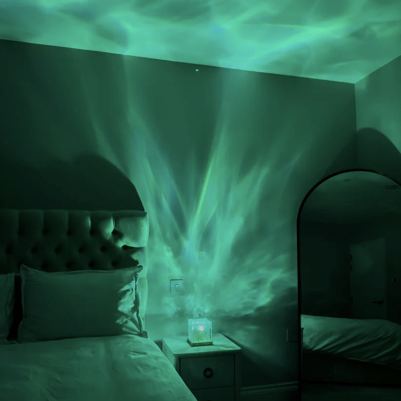 RIPPLE LAMP Atmosfeer Atmosfeer Ocean Case Projector Light - 2024 Nieuwe versie Vierkante stijl