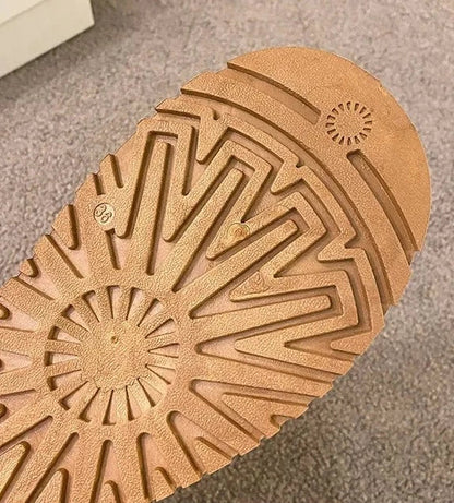 Dames Platform Winterlaarzen - Met warme schapenvacht