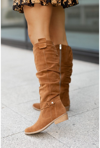 Laarzen Cowboy Dames Warmte Zachte Voering Comfort En Stijl Loop Lichtbruin