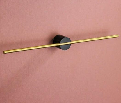 Moderne Handdoekhouder Van Metaal Voor Badkamer Decor Groot (50cm) Zwart Goud