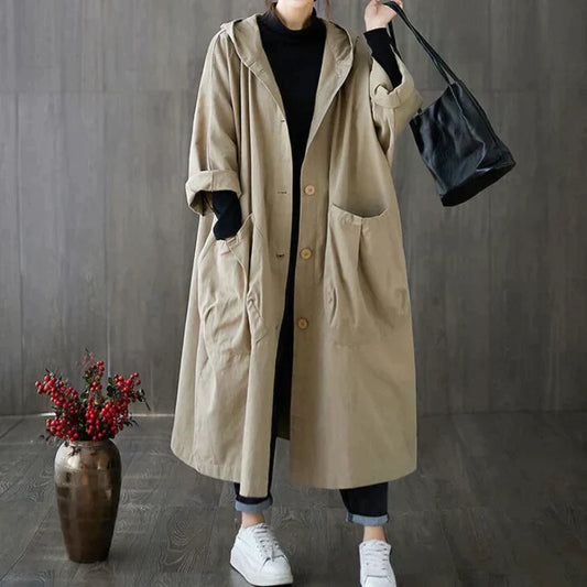 Orva | Oversized Dames Trenchcoat