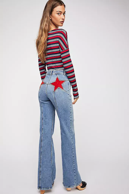 Wie Is Dat Meisje Flare Jeans