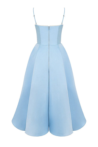 Selene Midi Jurk - Blauw