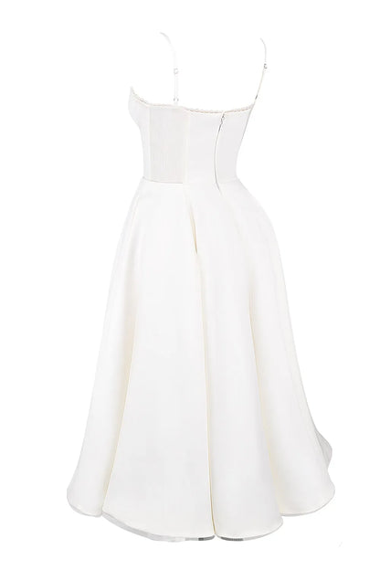 Selene Midi Jurk - Wit