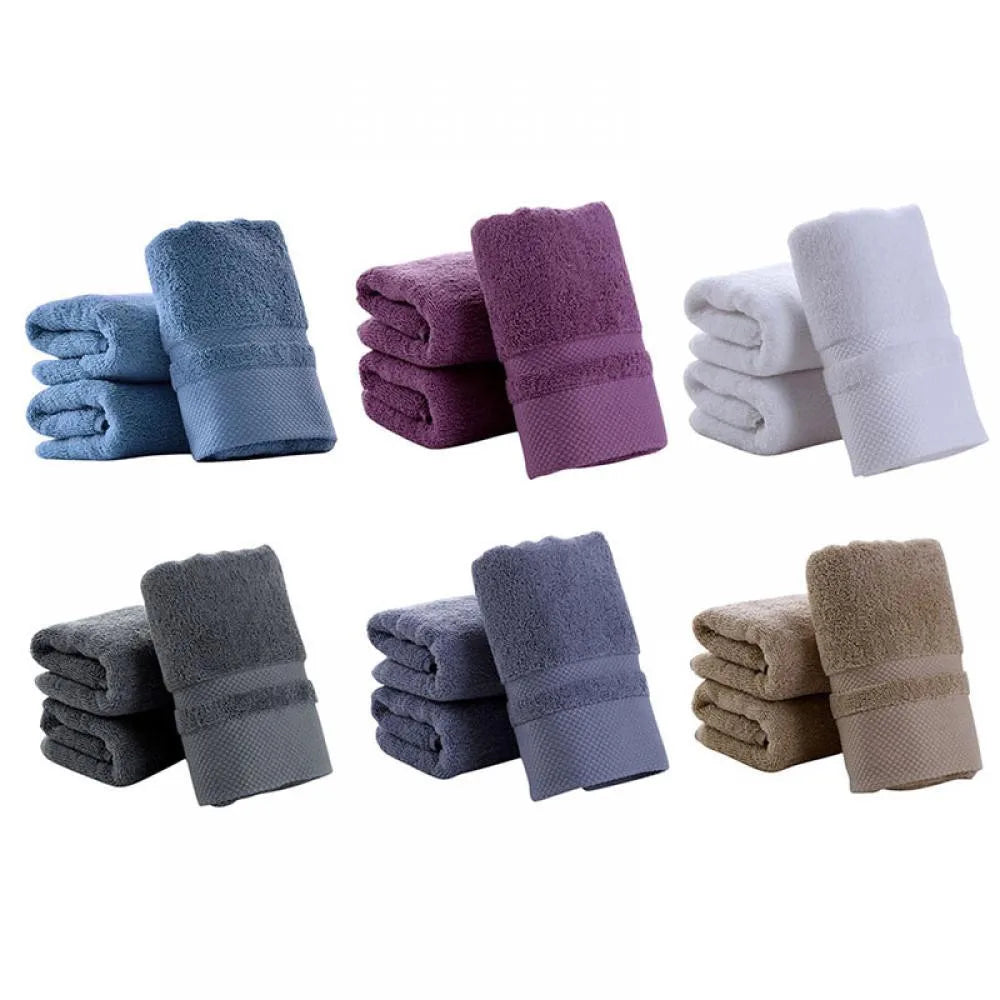 1 stuk 35X75Cm Katoenen Handdoeken, Badkamer Handdoeken Set,Ultra Zacht En Zeer Absorberend, SEREIN
