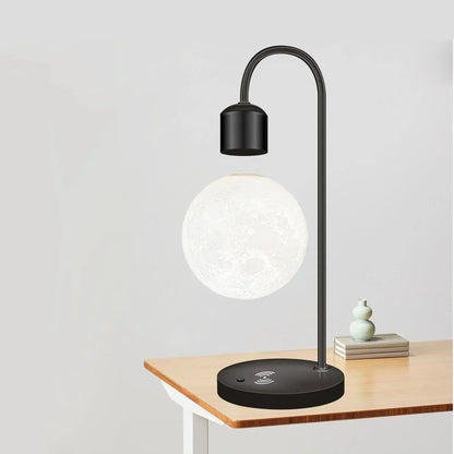 Amanti - 'Levitating' Maan Lamp met Draadloze Oplader voor Jouw Huis