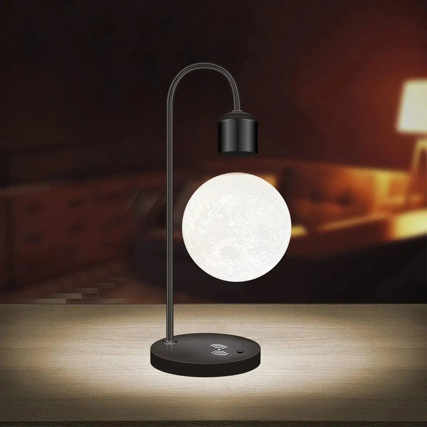 Amanti - 'Levitating' Maan Lamp met Draadloze Oplader voor Jouw Huis