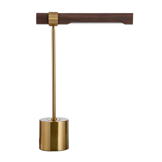 Amanti - Minimalistische Houten LED Bureaulamp Dimbare Lichtbalk