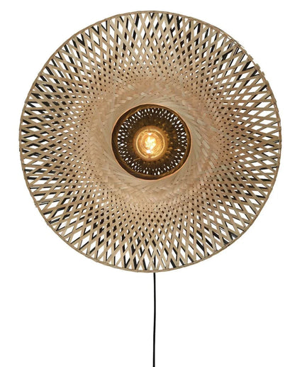 Solace - Luminaire Bambou Muur Decoratie Lamp "Kalimantan M"
