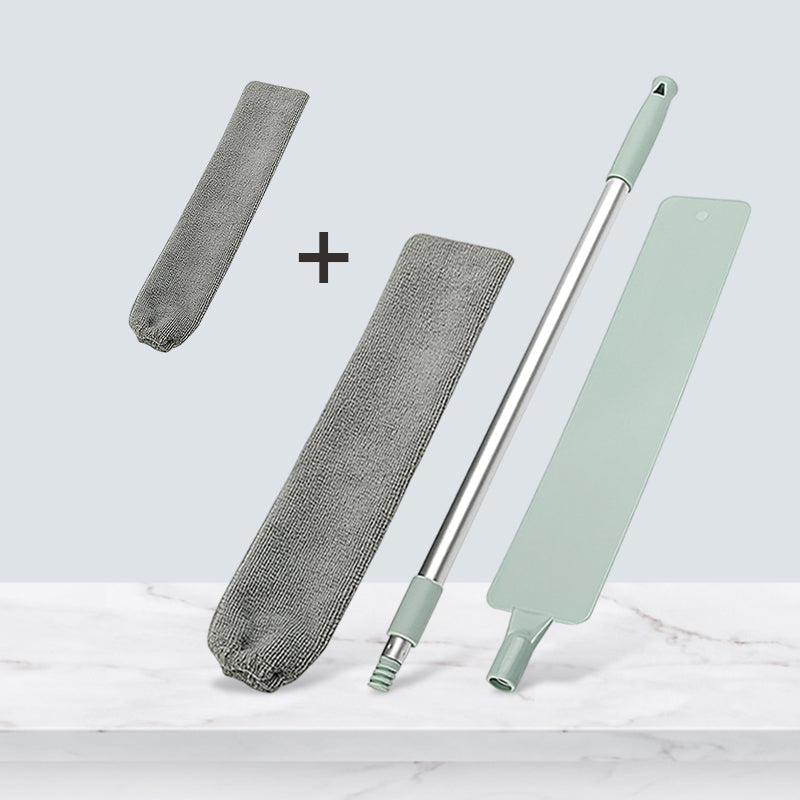 Buigbare Dammopruimer in Microfiber voor Efficiënte Schoonmaak 1 × handvat + buigbare stofschommel + 2 × doek