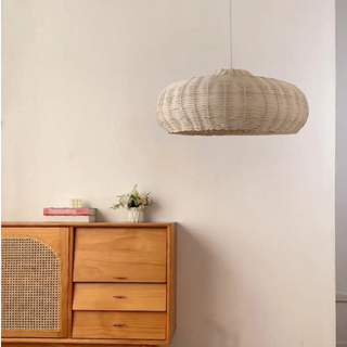 Buijou - Handgeweven Rieten Hanglamp