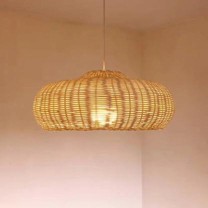 Buijou - Handgeweven Rieten Hanglamp