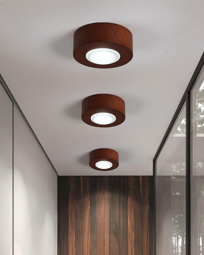 Buijou Plafondlamp van Hout voor Elegante Verlichting
