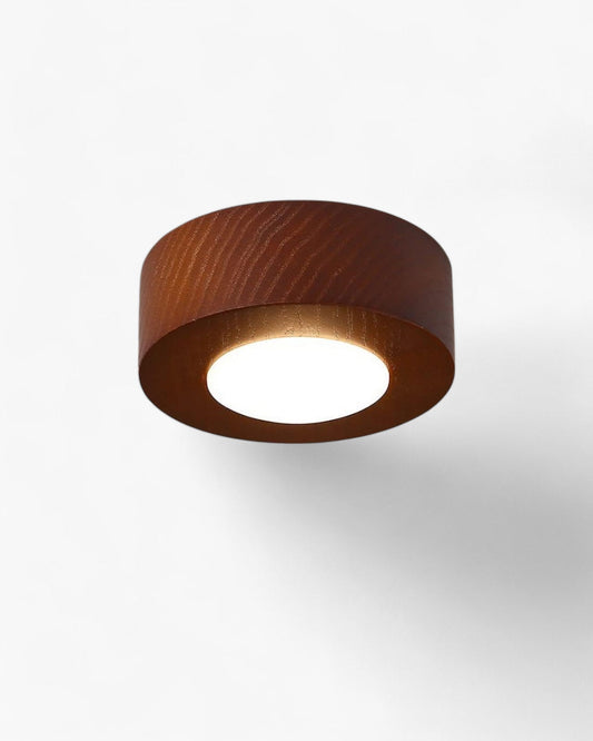 Buijou Plafondlamp van Hout voor Elegante Verlichting Walnoot