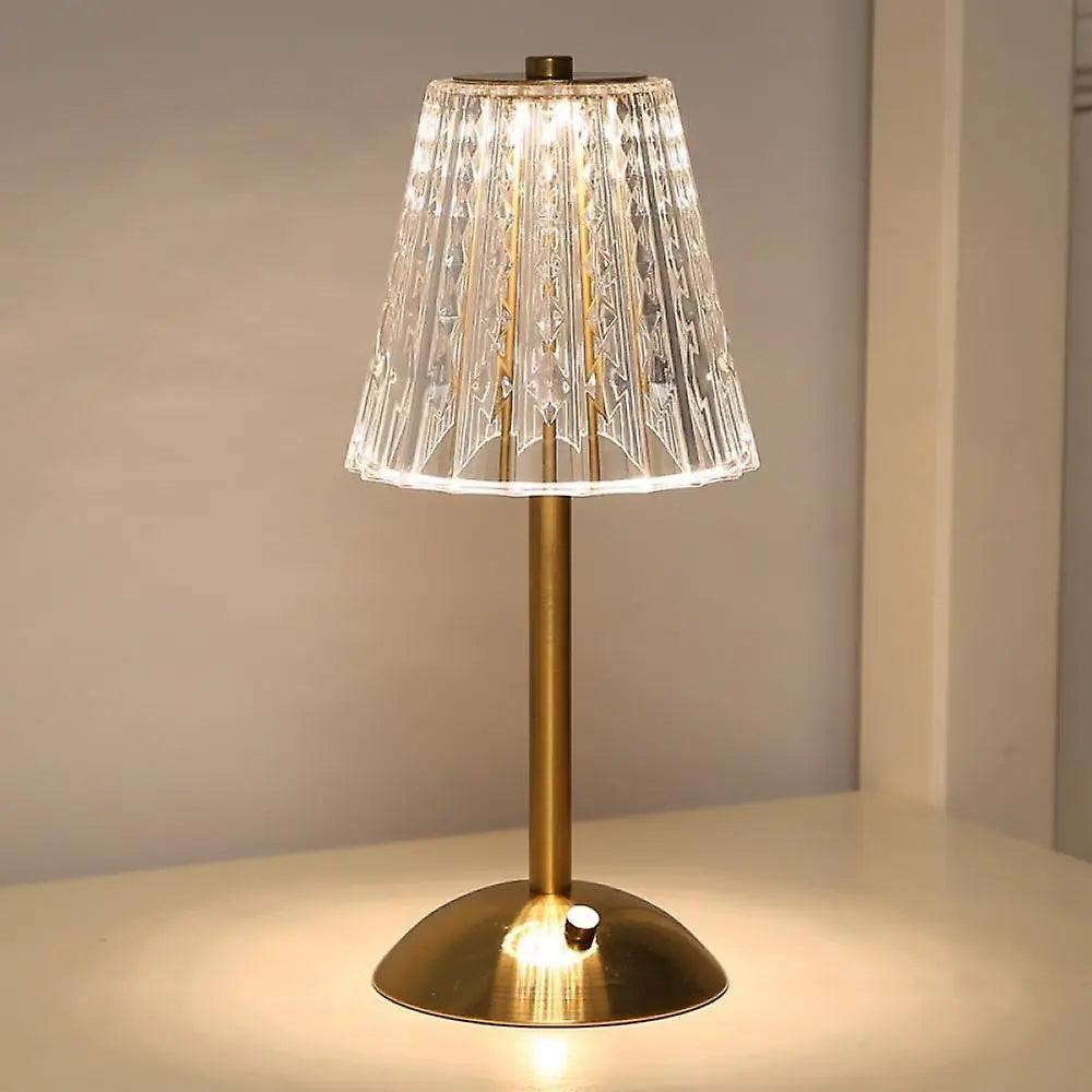 Buijou - Vintage Kristallen Tafellamp