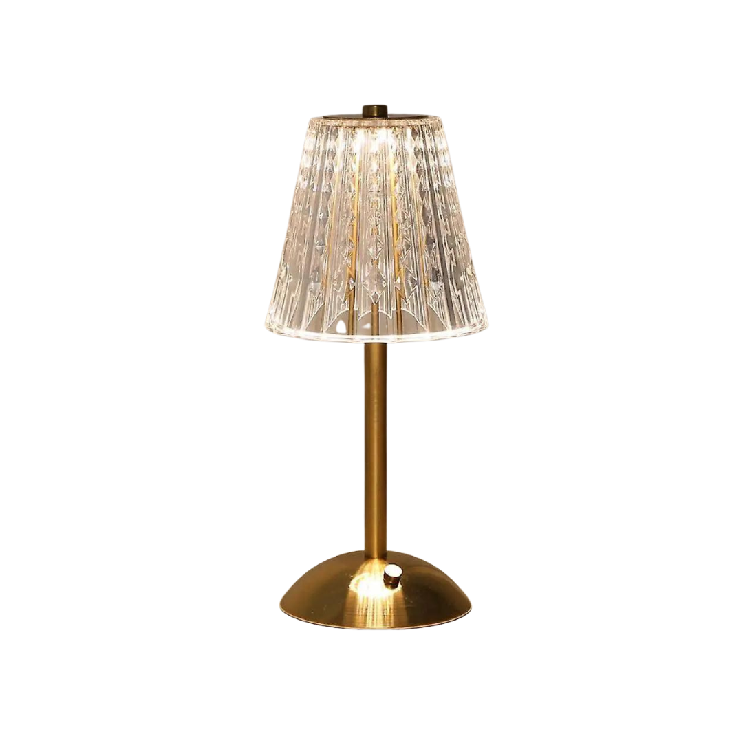 Buijou - Vintage Kristallen Tafellamp