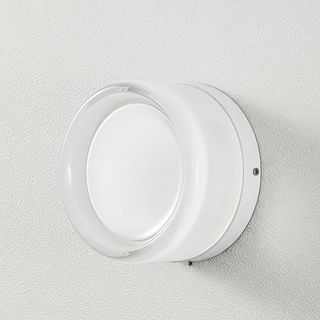Mystic - Dimple Flush Mount Wandlamp Wit+Wit D 13 cm x H8 cm