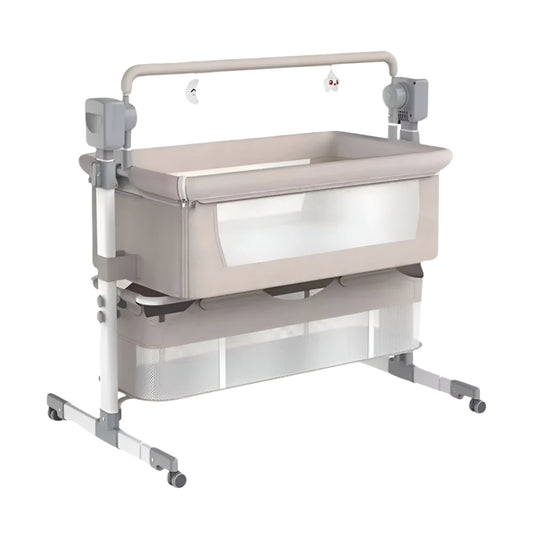 Draagbaar Babybed - Elektrische Wieg, Multifunctionele Schommelbed Kaki