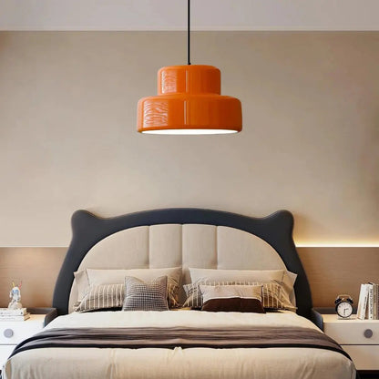 Eldra Interiors - Oranje Glazen Plafondlamp