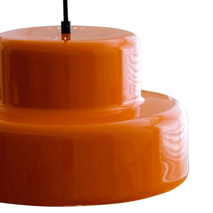 Eldra Interiors - Oranje Glazen Plafondlamp
