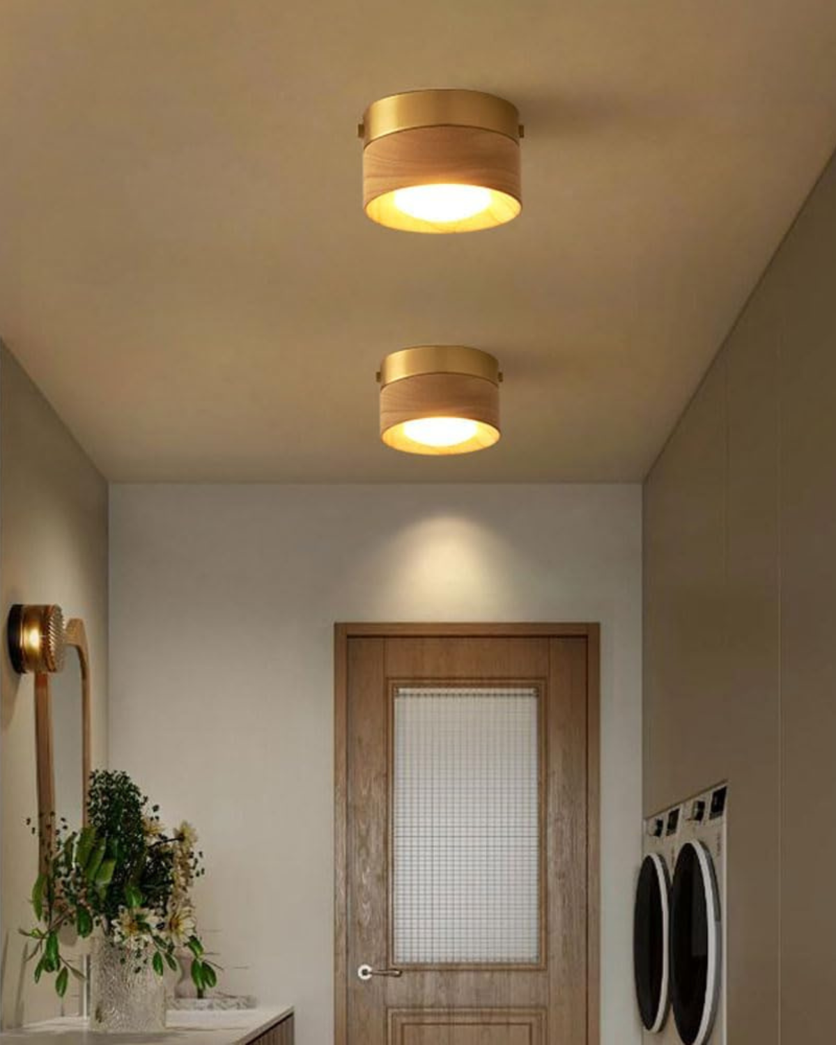 Elesso Lampade Verlichting met Natuurlijke Houten Accenten
