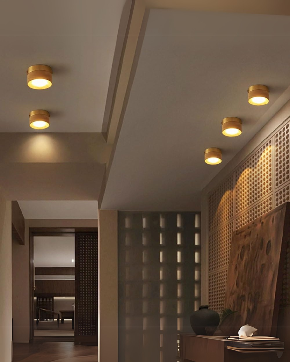 Elesso Lampade Verlichting met Natuurlijke Houten Accenten