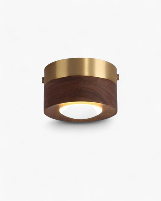 Elesso Lampade Verlichting met Natuurlijke Houten Accenten Walnoot
