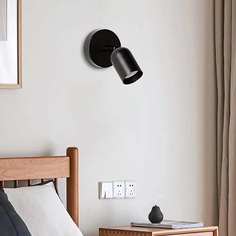 Fjordly - Minimalistische Zwarte Slaapkamer Wandlamp