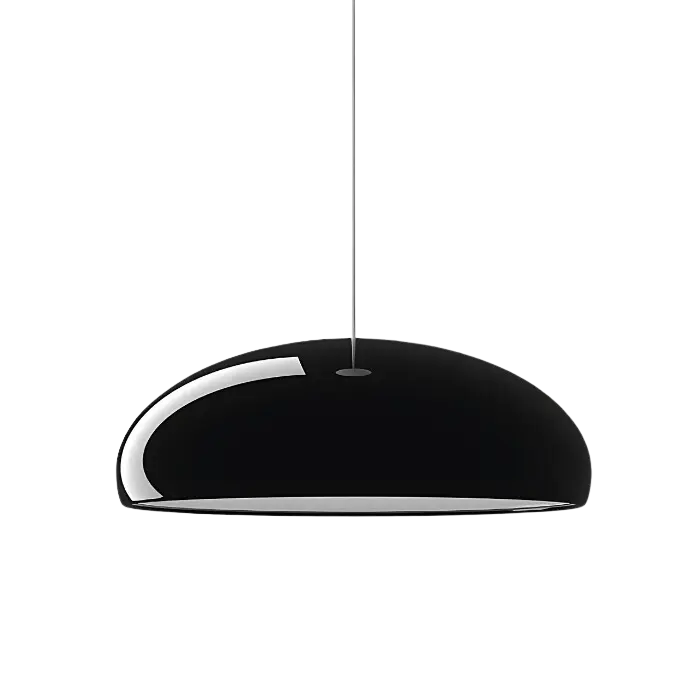 Fjordly - Zwarte Glazen Hanglamp met Elegante Uitstraling