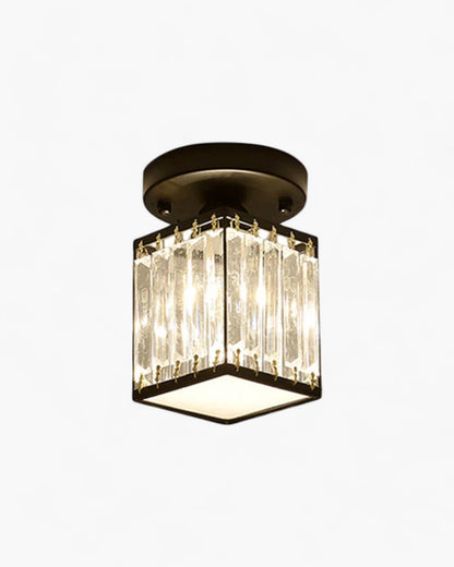 Fulgido - Elegante Plafondlamp Met Kristallen Zwart